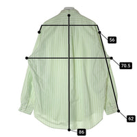 Ralph Lauren ラルフローレン BLAKE ストライプ 長袖 オックスフォードシャツ ミントグリーン sizeL 瑞穂店