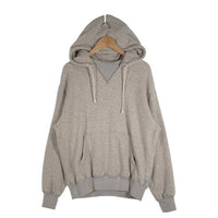 STANDARD CALIFORNIA スタンダードカリフォルニア SD Logo After Hood Sweat ダブルフェイス 後付けフード プルオーバースウェットパーカー グレー Size L 福生店