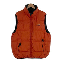 L.L.Bean OUTDOORS エルエルビーン ナイロン ダウンベスト オレンジ Prima Down Size M-R 福生店