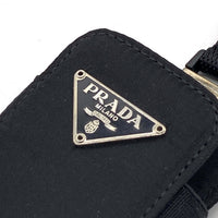 PRADA プラダ モバイルケース ネックストラップ ブラック ナイロン 福生店