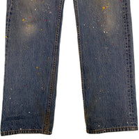 90's Levi's リーバイス 501 テーパードデニムパンツ インディゴ 93年 USA製 ペンキ Size 34×32 福生店