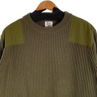 WAIPER INC ワイパー コットンニット コマンドセーター オリーブ Size M 福生店