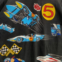 90`s SPEED RACER スピードレーサー プリントTシャツ ブラック マッハGOGOGO anvil USA製 Size L 福生店