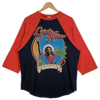 SAINT MICHAEL セントマイケル LASTMAN ラストマン 25SS SS TEE SNT NOISE ラグランスリーブ 七分丈 Tシャツ レッド ブラック SM-HR8-0000-C27 Size L 福生店