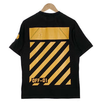 MONCLER モンクレール OFF-WHITE オフホワイト MAGLIA T-SHIRT ナンバリング バックプリント Tシャツ ブラック B209H8001250 Size S 福生店