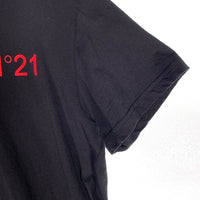 N21 numero ventuno ヌメロ ヴェントゥーノ 半袖 Tシャツ ブラック N2102MRTS214BK Size L 福生店