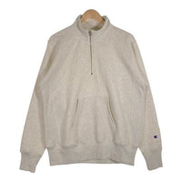 Champion チャンピオン リバースウィーブ ハーフジップスウェットシャツ オートミール Size XL 福生店