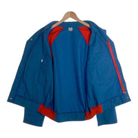 RENFORT+ 企業物 コットン ジップアップ フレンチ ワーク ジャケット ブルー フランス製 Size 50 福生店