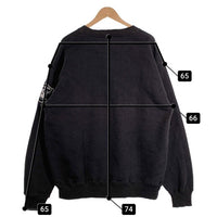 90's majestic マジェスティック RAIDERS レイダース NFL クルーネック スウェット ブラック EA98HD Size XL 福生店