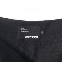 EPTM エピトミ DOUBLE KNEE TWILL SHORTS ダブルニーツイルショートパンツ ブラック 11475 Size L/34 福生店