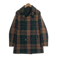 THEE HYSTERIC XXX ジィヒステリックトリプルエックス ダブルブレスト ウールコート チェック マルチカラー 06193AC04 Size M 福生店
