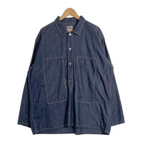 HOUSTON ヒューストン US ARMY シャンブレープルオーバーシャツ インディゴ やや薄手 40964 Size XXL 福生店