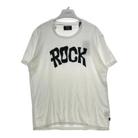 glamb グラム ROCK CS プリント パイル地 Tシャツ ホワイト GB17SP/CS13 Size 4 瑞穂店