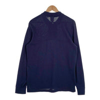 SUPREME シュプリーム 19AW LACOSTE ラコステ Pique Zip L/S Polo ピケ ハーフジップポロシャツ ロングスリーブ ネイビー Size M 福生店