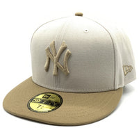 New Era ニューエラ 59FIFTY ONSPOTZ オンスポッツ別注 2トーン ベースボールキャップ ベージュ Size 7 5/8 (60.6cm) 福生店