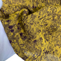Needles ニードルズ 23SS CLASSIC SHIRT ポリエステル レーヨン オープンカラーシャツ 半袖 アブストラクト イエロー MR139 Size M 福生店