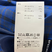 MAISON SPECIAL メゾンスペシャル 21242515301 Low Waist Maxi Pleated Skirt マキシ プリーツスカート ブルーチェック Size36 瑞穂店
