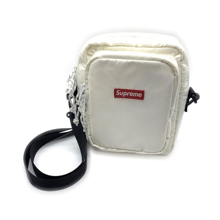 SUPREME シュプリーム 17AW Small Shoulder Bag スモール ナイロンショルダーバッグ リップストップ ホワイト 福生店