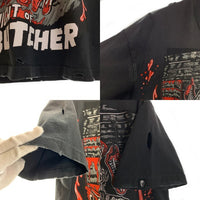 Warren Lotas ウォーレンロータス NIGHT of THE BUTCHER ダメージ加工 半袖 Tシャツ ブラック Size M 福生店