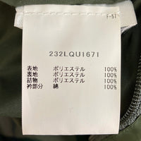 Barbour バブアー 232LQU1671 リ エンジニアード" Marsett キルティング コート ベロア切替 グリーン size10 (L相当) 瑞穂店