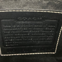 COACH コーチ 6094 アクセサリーポーチ シグネチャー キャンバス×レザー ブラック 瑞穂店