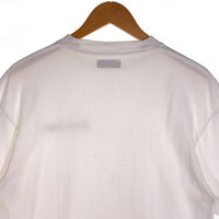 Palm Angels パームエンジェルス Logo Print T-Shirt ロゴプリント モックネック 半袖 Tシャツ フロッキープリント ホワイト PMAA001F18413018 Size S 福生店