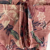 Reyn Spooner レインスプーナー STARGAZER スターゲイザー 裏地使い 片ポケット ボタンダウン コットン アロハシャツ ピンク sizeM 瑞穂店