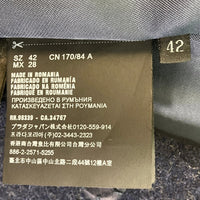 PRADA プラダ P6590 R132 カシミヤ混 ウールコート ネイビー size42 瑞穂店