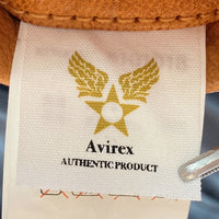 AVIREX アヴィレックス 6101018 シングルライダース ジャケット ゴートスキン ブラウン sizeL 瑞穂店