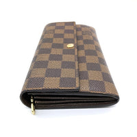 LOUISVUITTON ルイヴィトン ダミエ ポルトフォイユサラ 長財布 N61734 ブラウン ※ホック緩め 瑞穂店