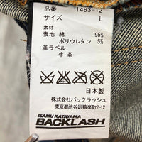 BACKLASH バックラッシュ 1483-12 ストレッチデニム 立体ショート インディゴ sizeL 瑞穂店