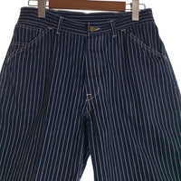 JOE McCOY ジョーマッコイ 8HOUR UNION ウォバッシュストライプ ワーク ショートパンツ ネイビー Size 32 福生店