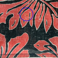 reyn spooner レインスプーナー 90s ビキニタグ リーフ総柄 半袖シャツ ブラック×レッド sizeM 瑞穂店