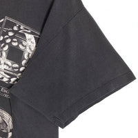 90's M.C.Escher エッシャー ダブルサイド マルチプリント Tシャツ ブラック だまし絵 ANDAZIA USA製 Size XL 福生店