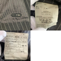 TOM FORD トムフォード ウール ストライプベスト グレー フォーマル Size 48R 福生店