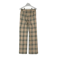 BURBERRY BLUE LABEL バーバリー ブルーレーベル FQF52-621 ノバチェック タック パンツ ベージュ size36 瑞穂店