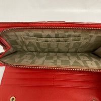 FURLA フルラ クロコ型押し 長財布 オレンジ 瑞穂店