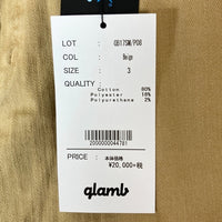 glamb グラム Coolmax pants クールマックスパンツ ベージュ GB17SM/P08 Size 3 瑞穂店