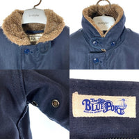 HOUSTON ヒューストン BLUE PORT 日本製 ステンシル N-1 デッキジャケット ネイビー size40 瑞穂店