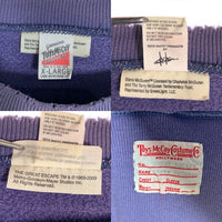 Toys McCOY トイズマッコイ steve Mcqueen スティーブ マックイーン 大脱走 クルーネックスウェット パープル GREAT ESCAPE Size XL 福生店
