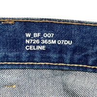 CELINE セリーヌ W BF 007 N726 365M 07DU ボタンフライ ストレートデニムパンツ ジーンズ インディゴ USED加工 Size 31 瑞穂店