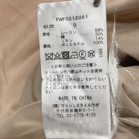 FRAY I.D フレイアイディー 21SS FWFO212061 パフスリーブワンピース ベージュ Size0 瑞穂店