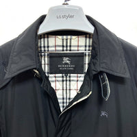 BURBERRY BLACK LABEL バーバリーブラックレーベル BMA15-305-09 裏地ノバチェック 中綿コート ブラック sizeM 瑞穂店