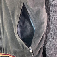 BURBERRY BLACK LABEL バーバリーブラックレーベル ジップアップ ニットブルゾン 中綿入り グレー 2 瑞穂店