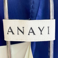 ANAYI アナイ スモールフラワープリント タックワンピース ブルー size36 瑞穂店