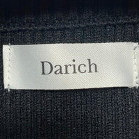 Darich ダーリッチ ハーフジップリブニットワンピース ブラック sizeL 瑞穂店