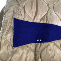 DESCENDANT ディセンダント 19AW REMNANTS QUILTING JACKET レムナント キルティングジャケット ナイロン オリーブ Size 1 福生店