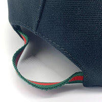 GUCCI グッチ インターロッキングG ロゴ刺繡 ベースボールキャップ ブラック Size M (58cm) 福生店