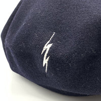 agnes b. アニエスベー 稲妻刺繡 ベレー帽 ネイビー 福生店