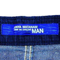 JUNYA WATANABE COMME des GARCONS MAN ジュンヤワタナベ コムデギャルソンマン コットン リネン セルビッジ テーパードデニムパンツ インディゴ WS-P047 AD2016 Size XS 瑞穂店
